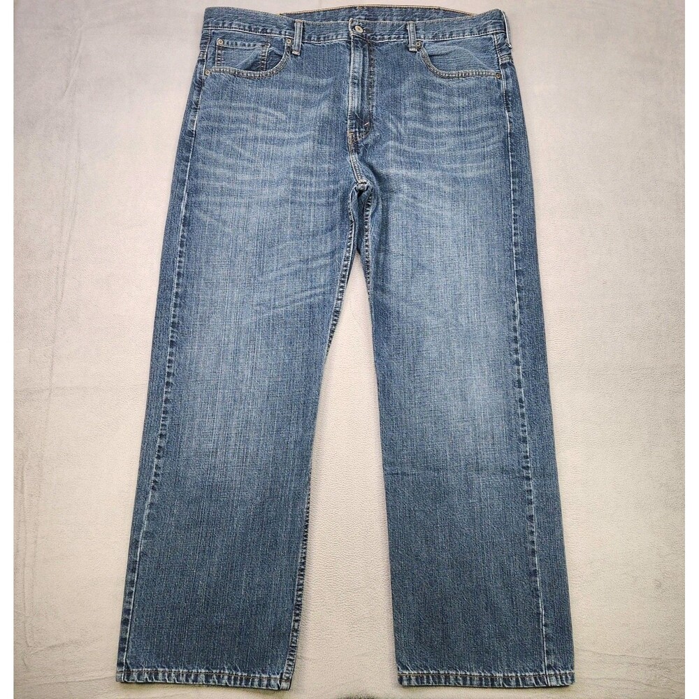 Levi's 569 Jeans Men's 40x32 Blue Medium Wash Denim Loose Straight Relaxed Fit